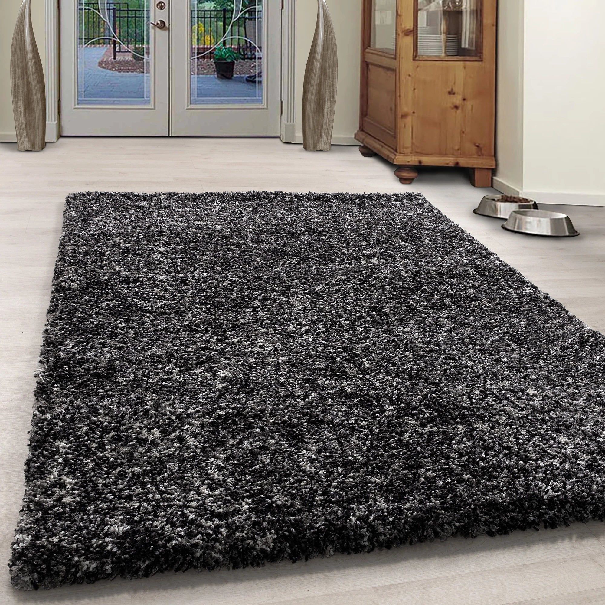 Marled Cozy Area Rug | Anthracite