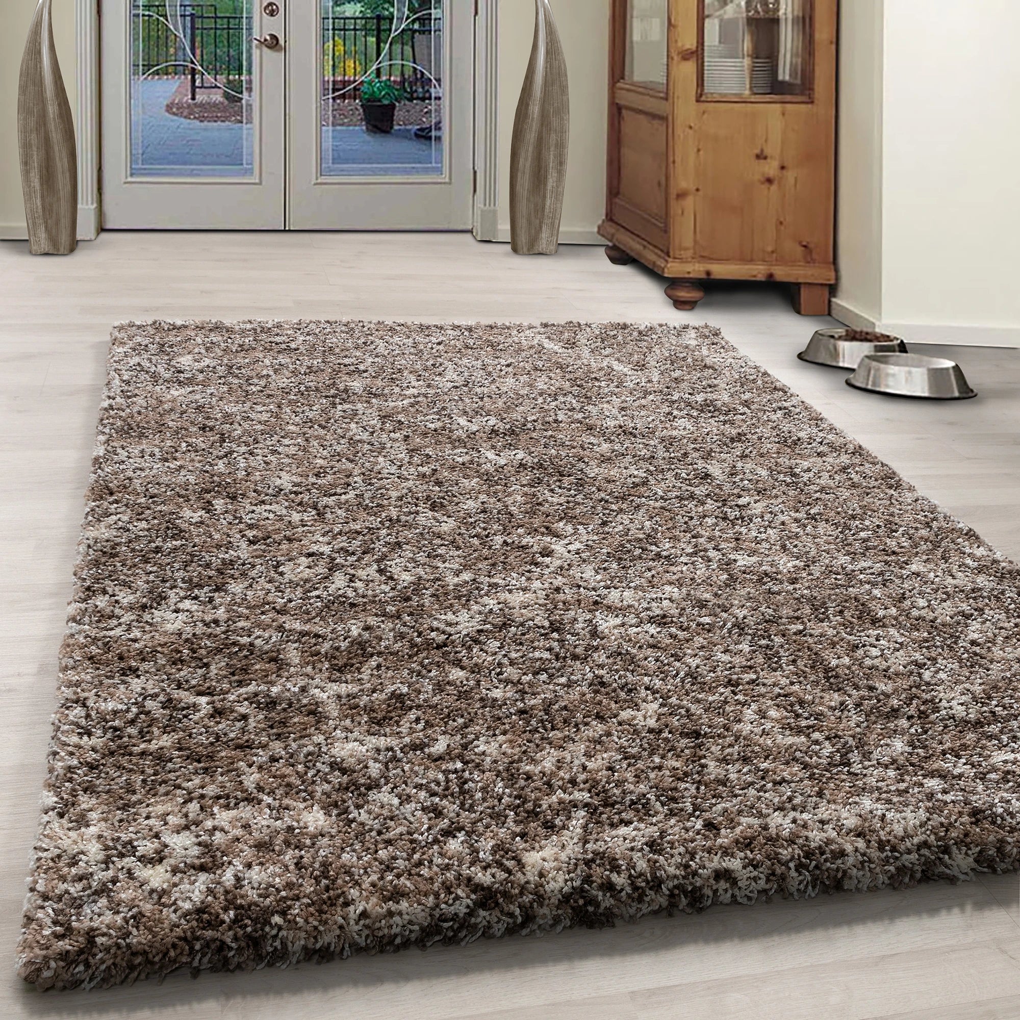 Marled Cozy Area Rug | Beige