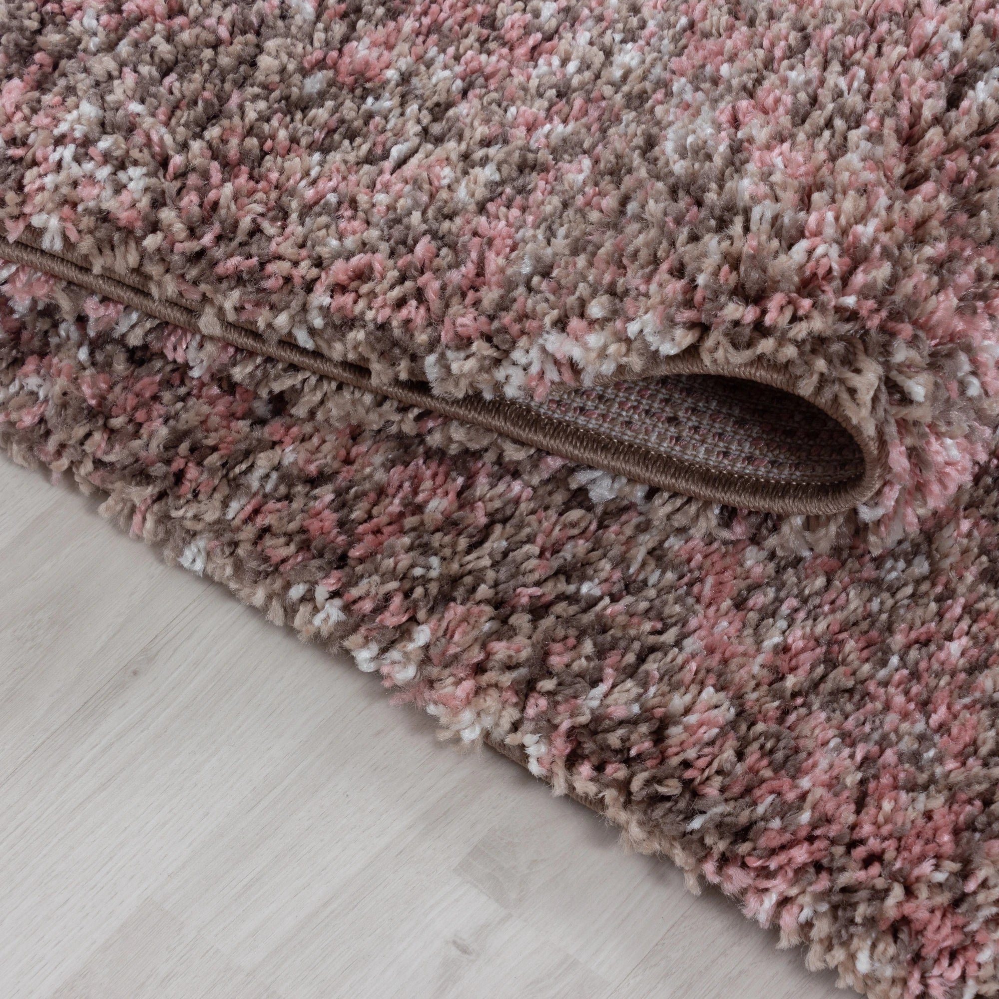 Marled Cozy Area Rug | Rose