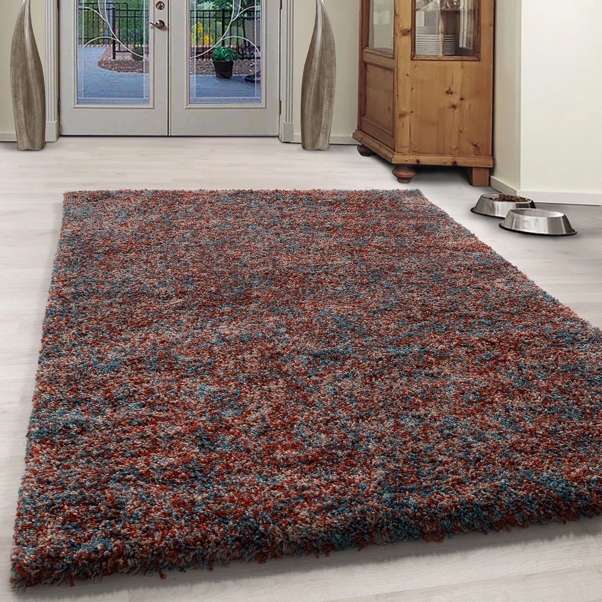 Marled Cozy Area Rug | Terracotta