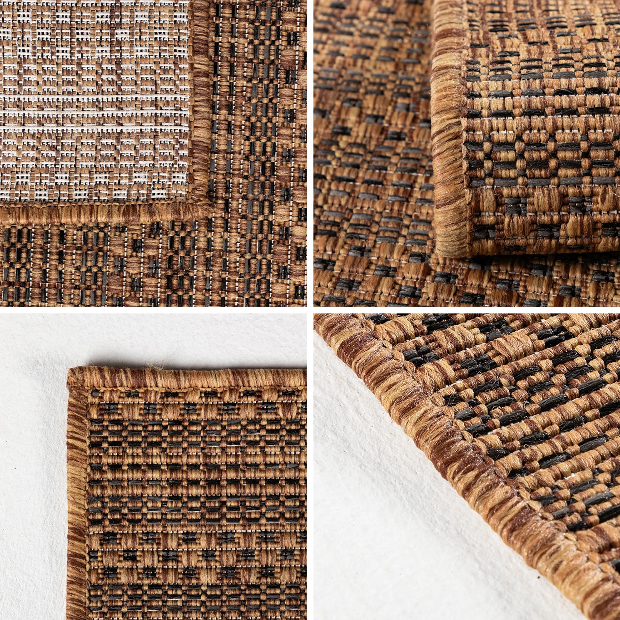 Vintage Jute Weave Rug | Copper