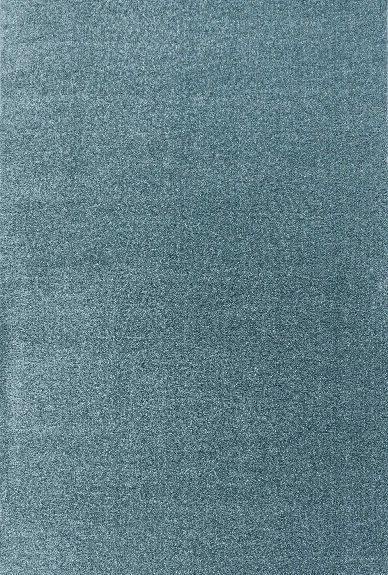 Soft Velvet Look Plain Area Rug | Blue