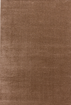 Soft Velvet Look Plain Area Rug | Copper Copper