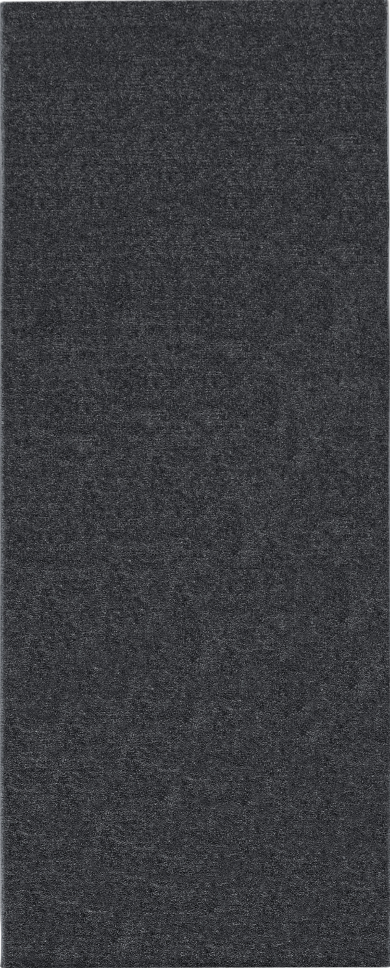 Soft Velvet Look Plain Area Rug | Gray