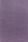 Soft Velvet Look Plain Area Rug | Lila Violet / Purple