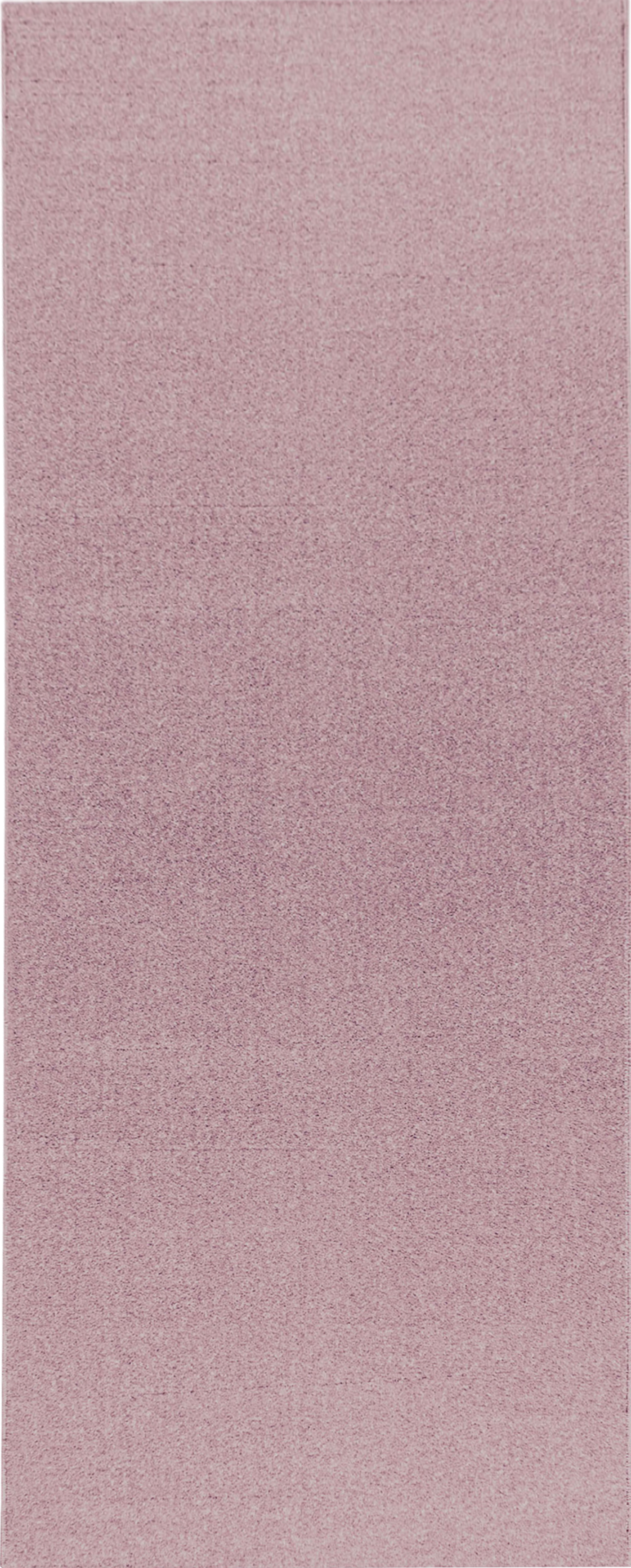 Soft Velvet Look Plain Area Rug | Rose