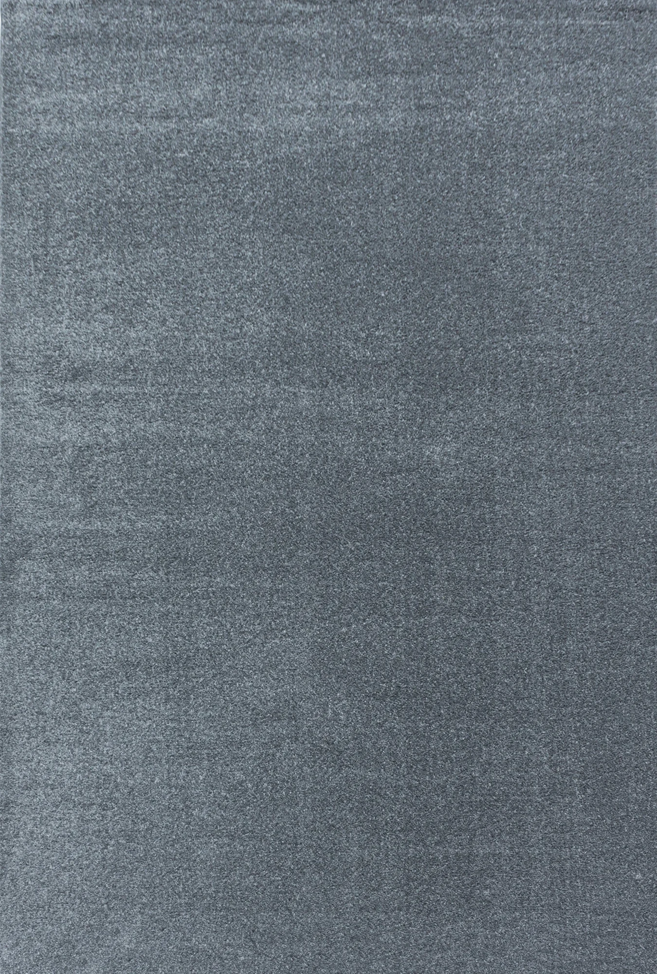 Soft Velvet Look Plain Area Rug | Silver