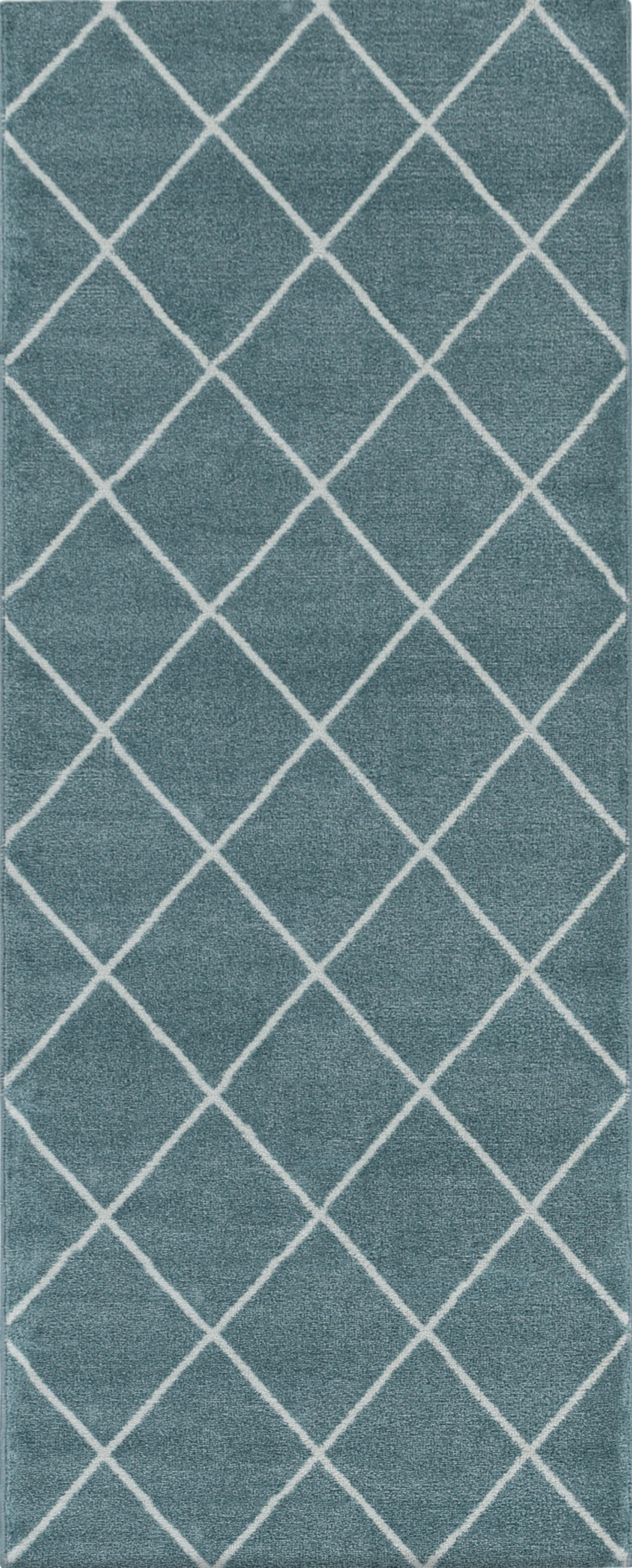 Diamond Cozy Geometric | Blue Rug