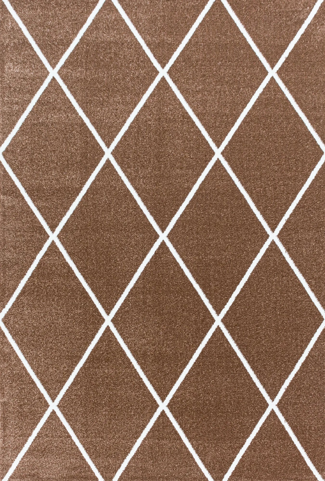Diamond Cozy Geometric | Copper Rug