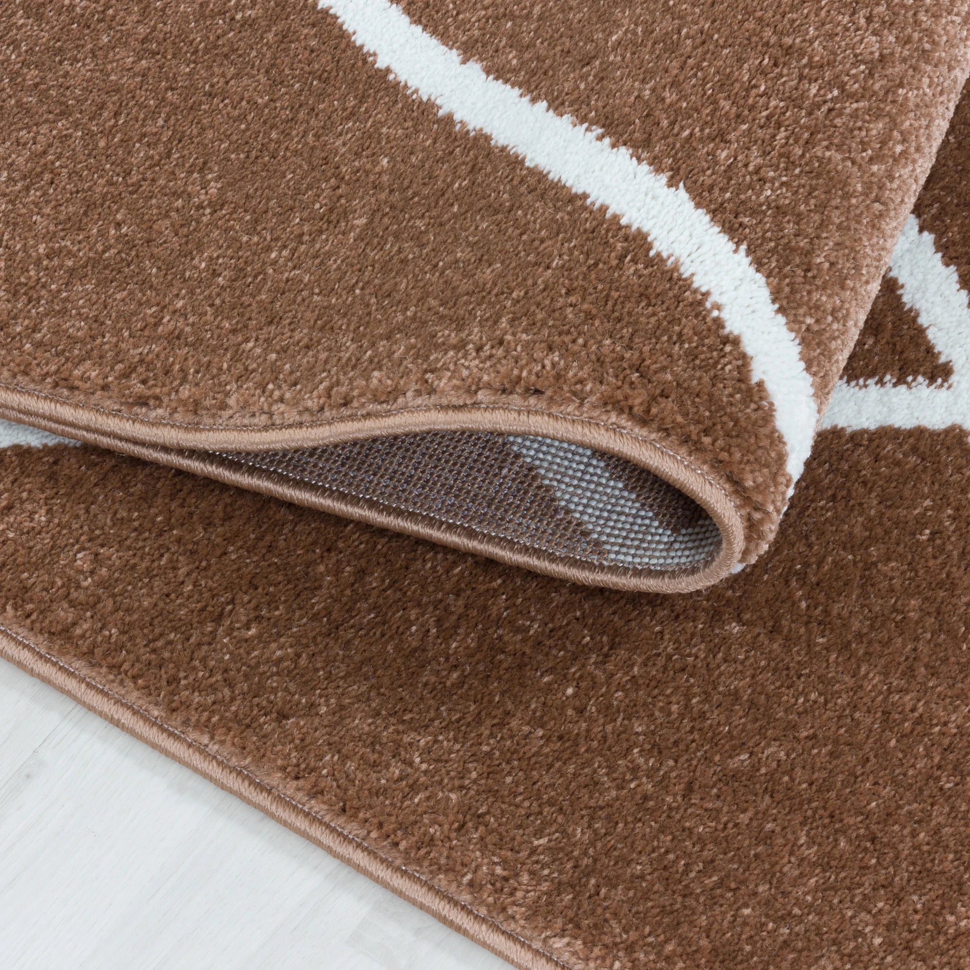 Diamond Cozy Geometric | Copper Rug