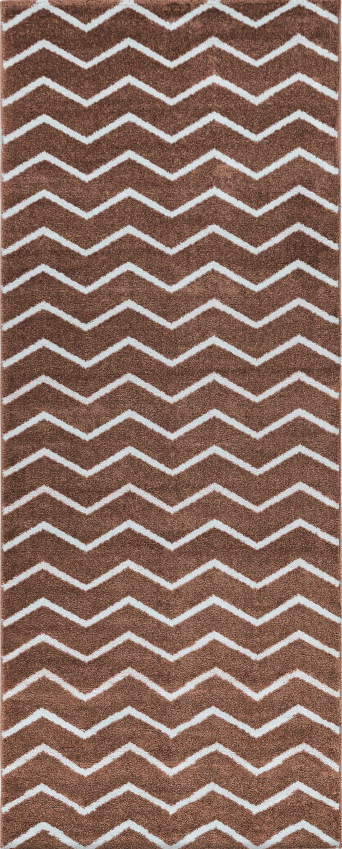 Chevron Zigzag Pattern | Copper Rug