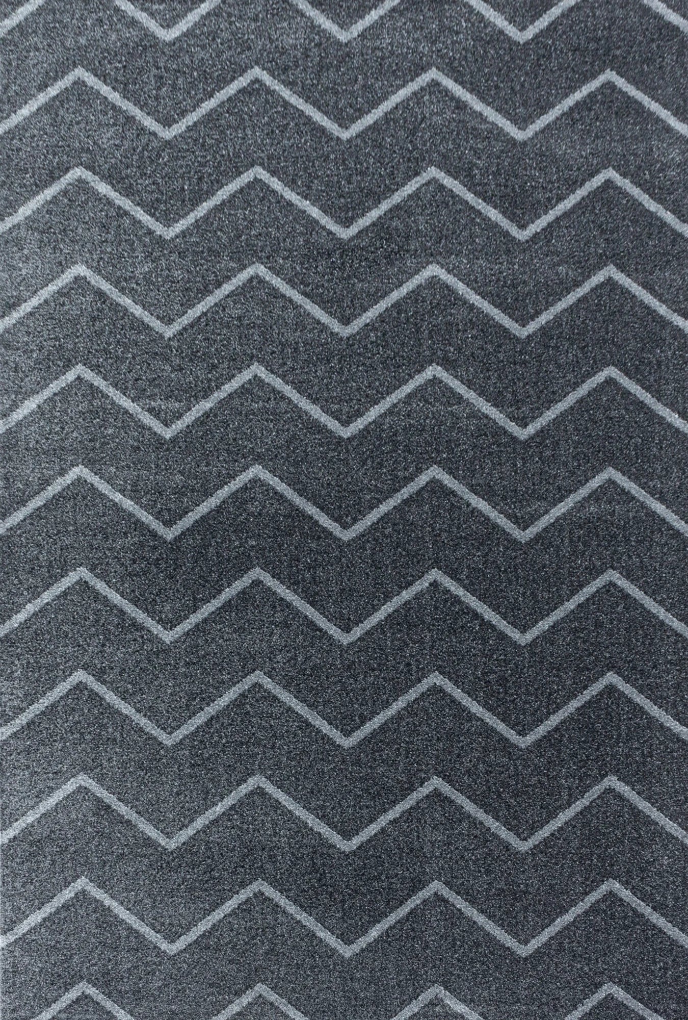 Chevron Zigzag Pattern | Gray Rug