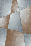 Geometric Shard Design Rug | Copper Rug Copper