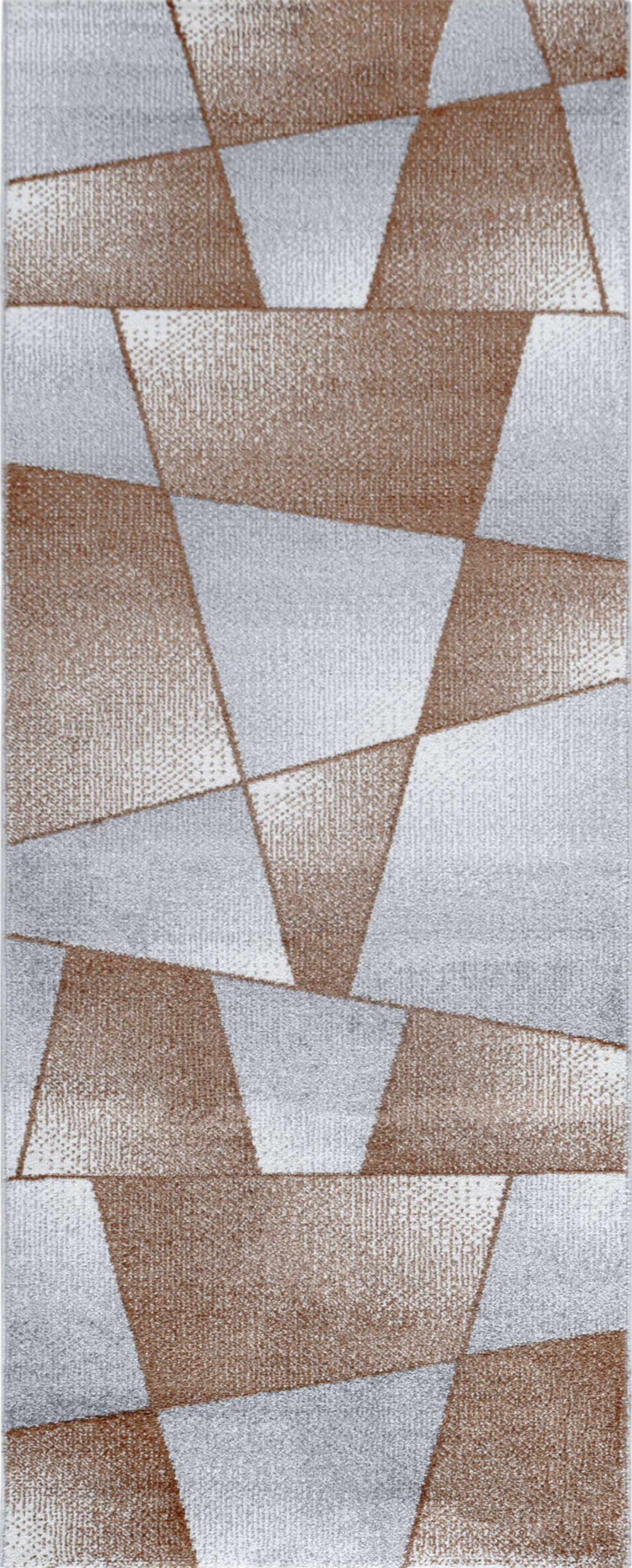 Geometric Shard Design Rug | Copper Rug