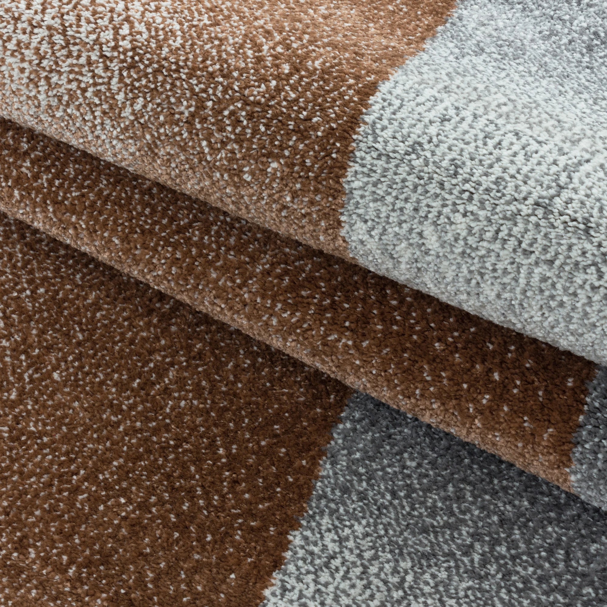 Geometric Shard Design Rug | Copper Rug