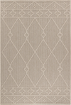 Outdoor Diagonal Stripe Pattern Rug | Beige Beige