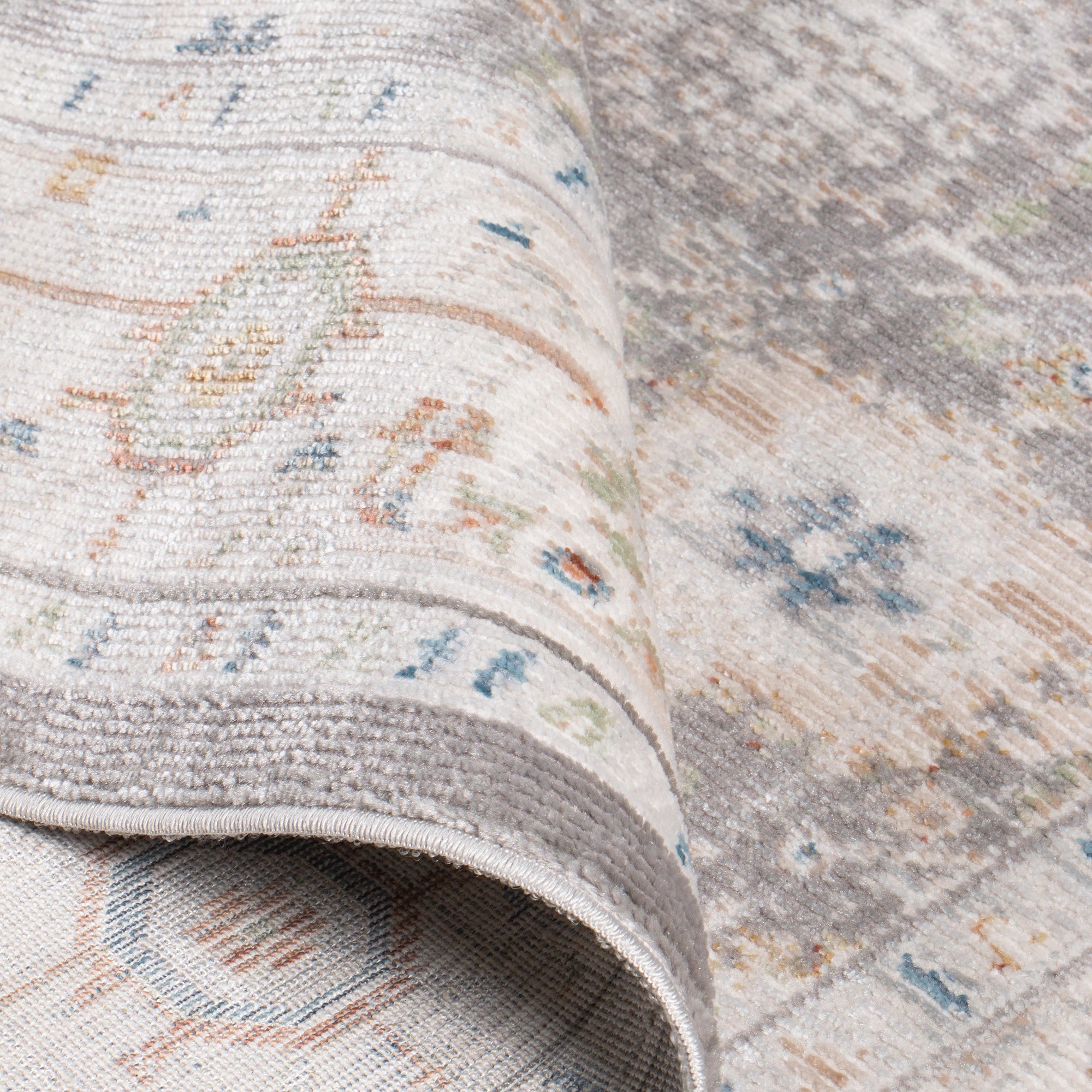 Charcoal Mosaic Medallion Rug