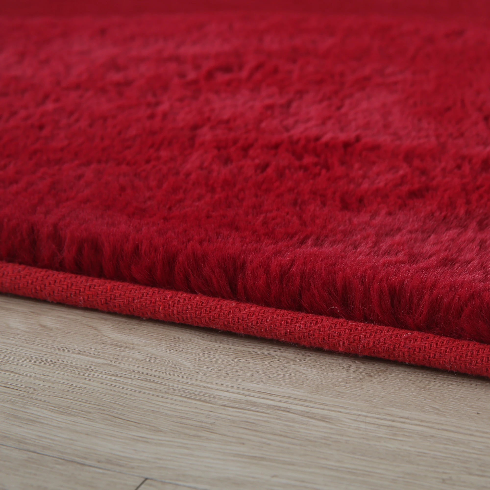 Cozy & Soft Fluffy Rug | Red