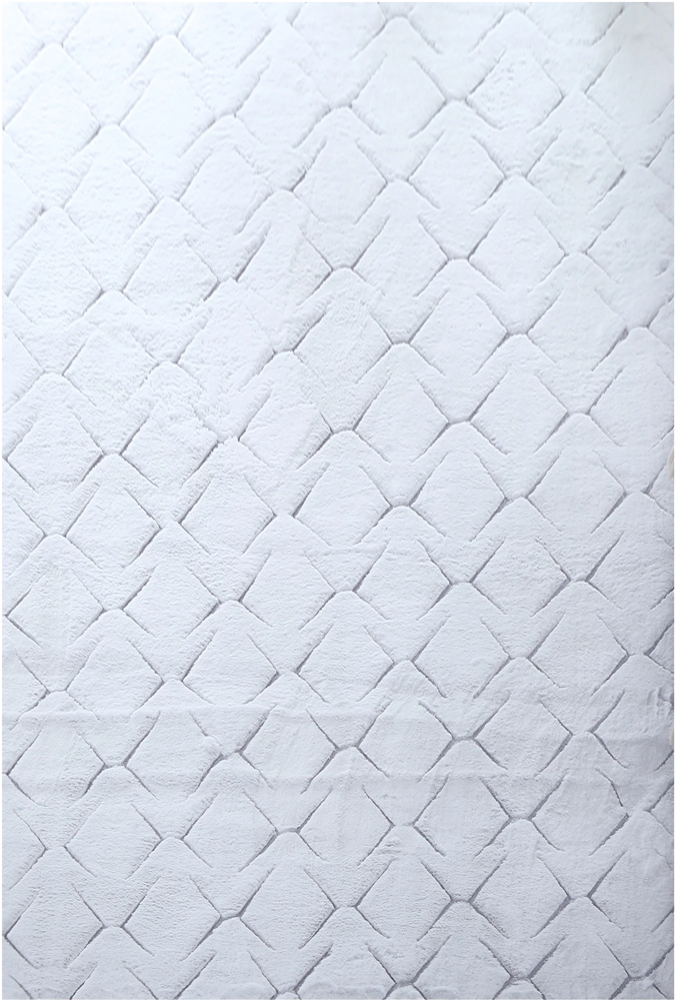 Skandinavischer moderner Teppich Silber