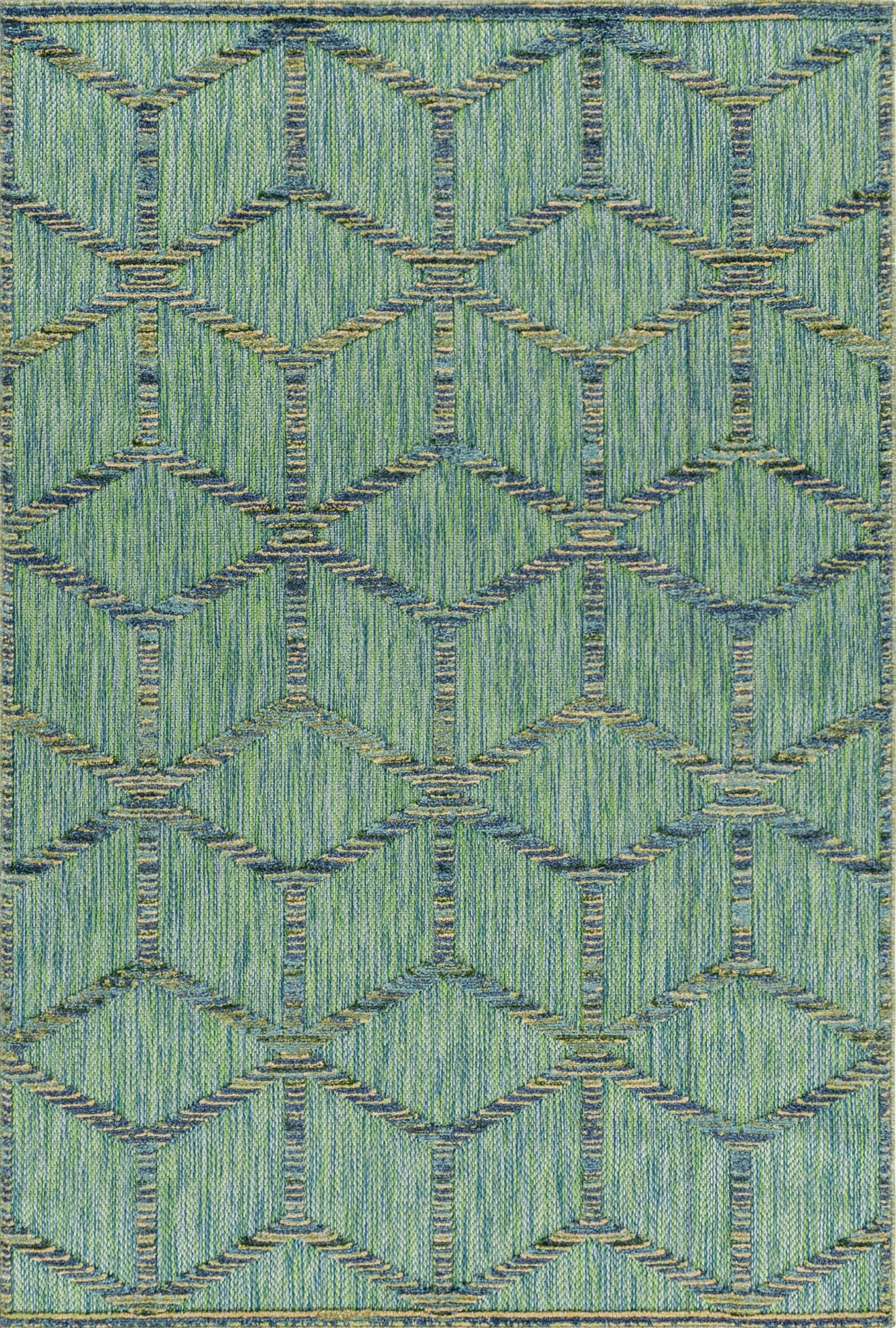 Skandinavischer Teppich Grün