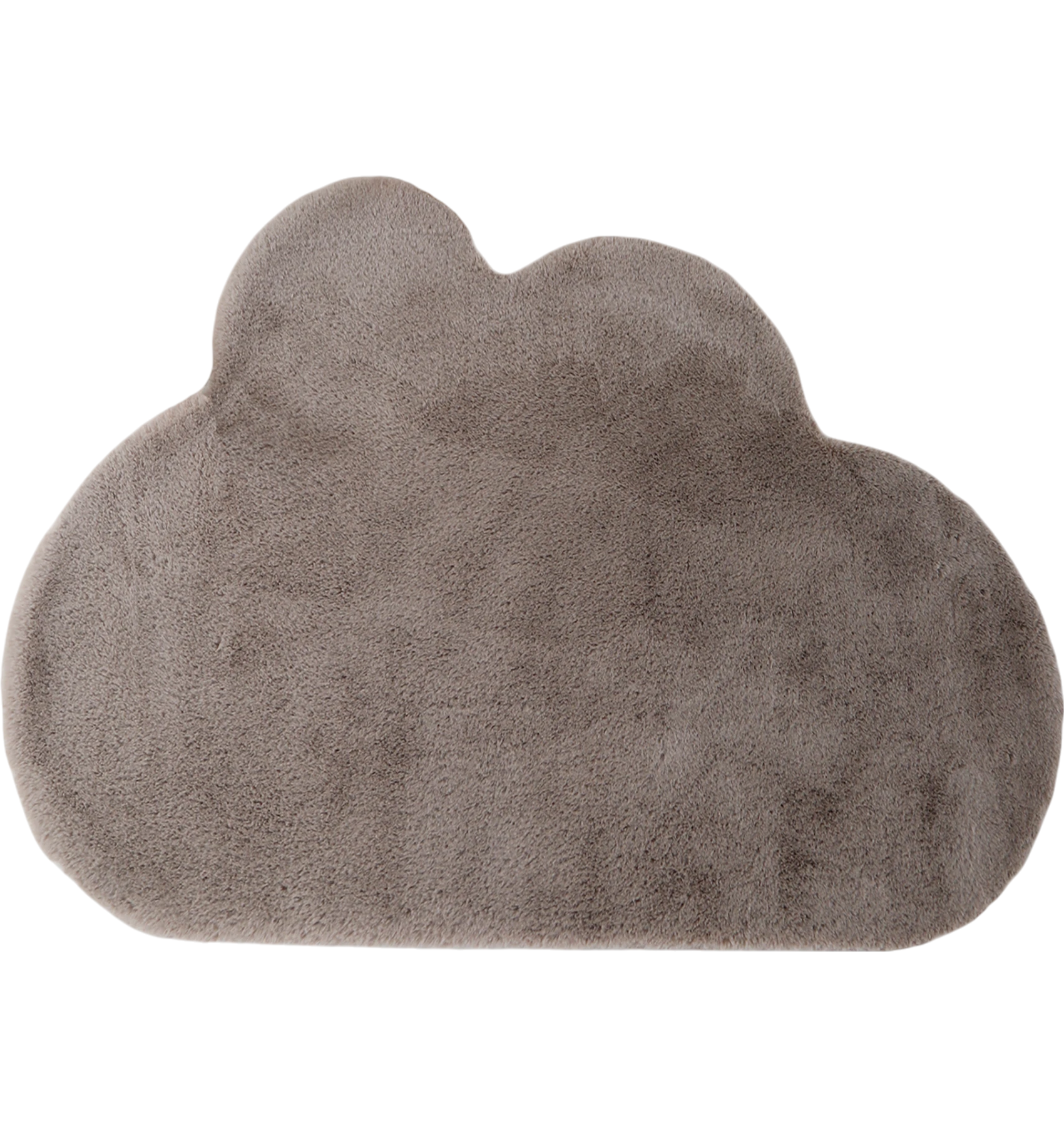 Teppich in Wolkenform, Beige