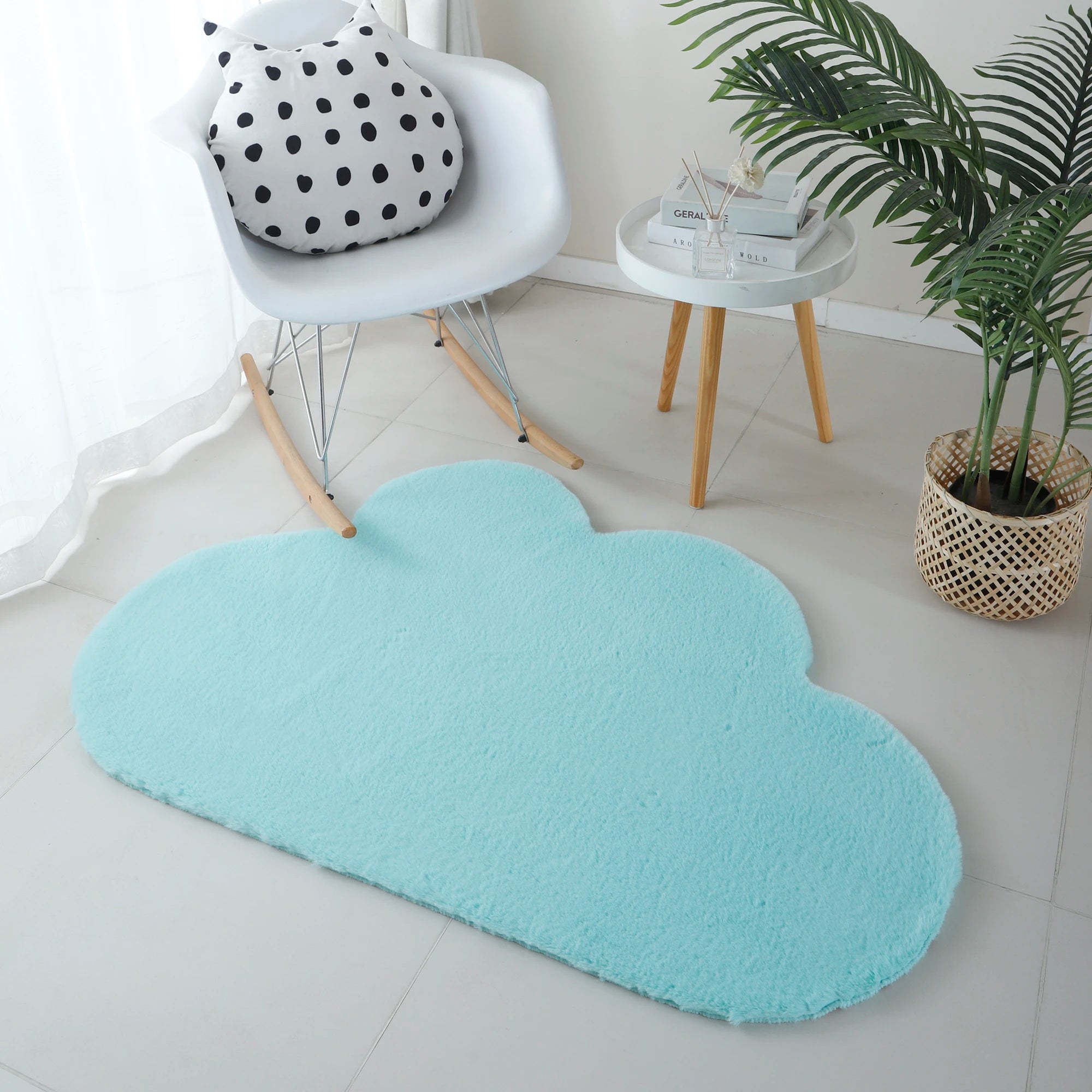 Cloud Shape Rug | Mint
