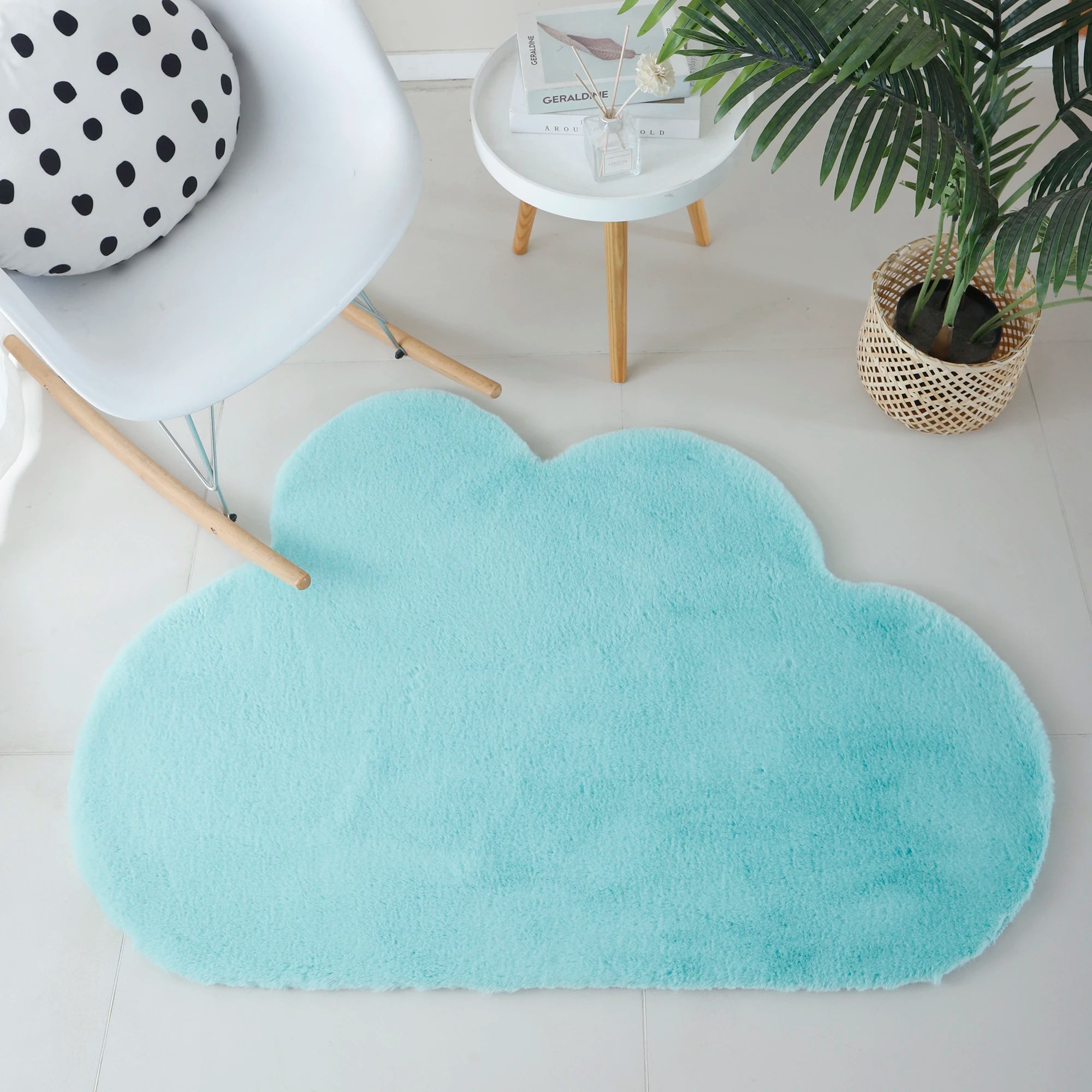 Cloud Shape Rug | Mint