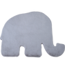 Teppich in Elefantenform, Silber
