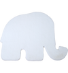Elephant Shape Rug | White White