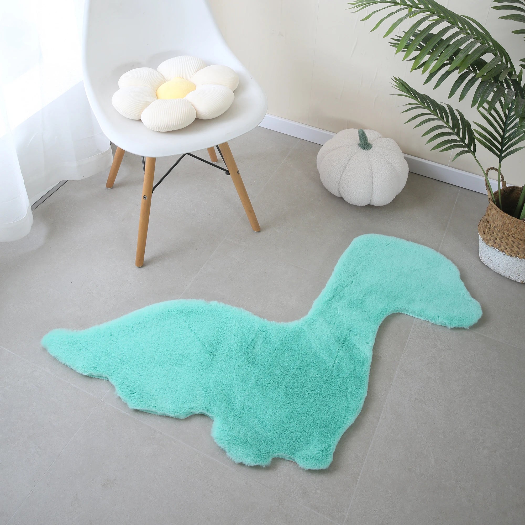 Dino Form Rug | Mint