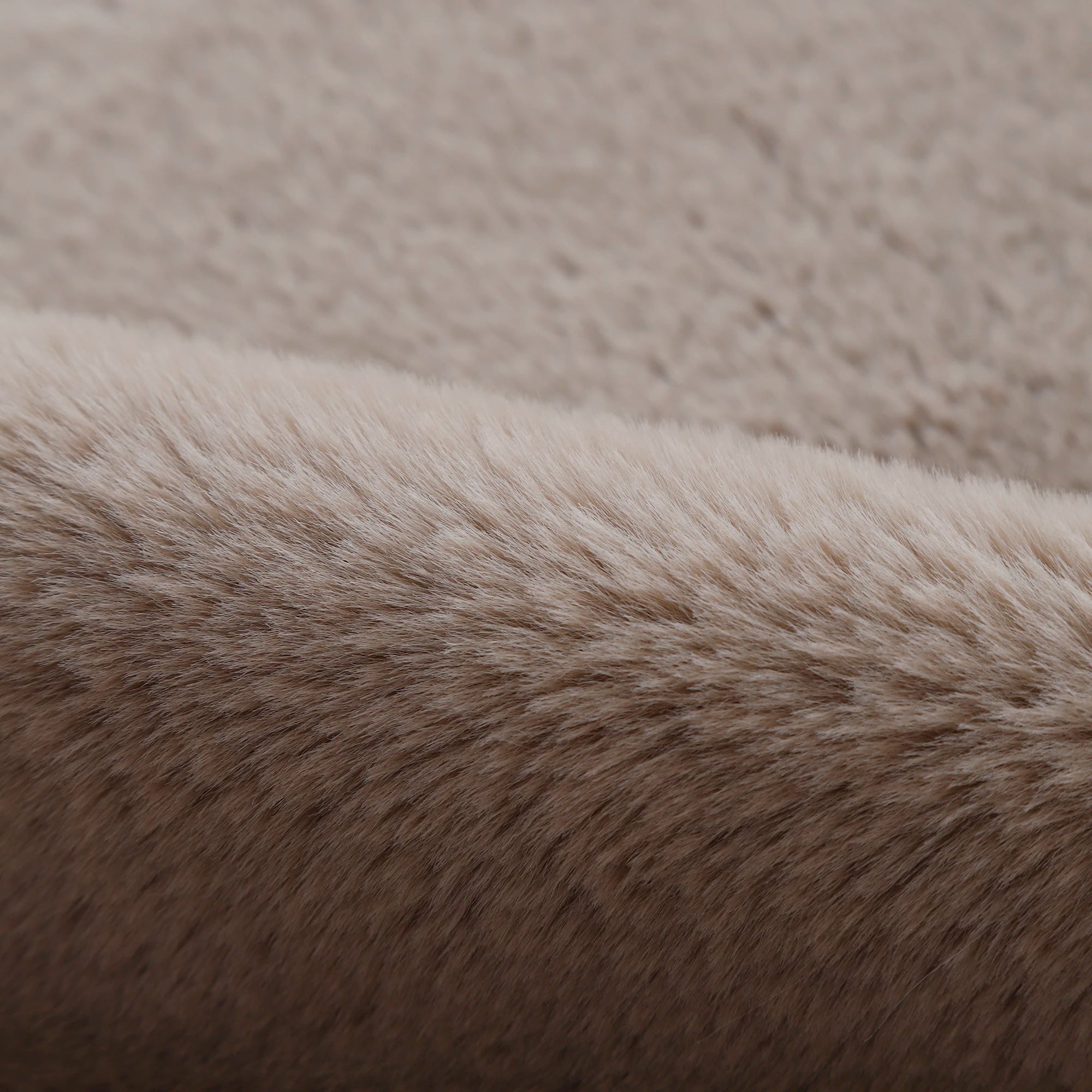 Sheepskin Imitation Chic Decor Rug |Beige