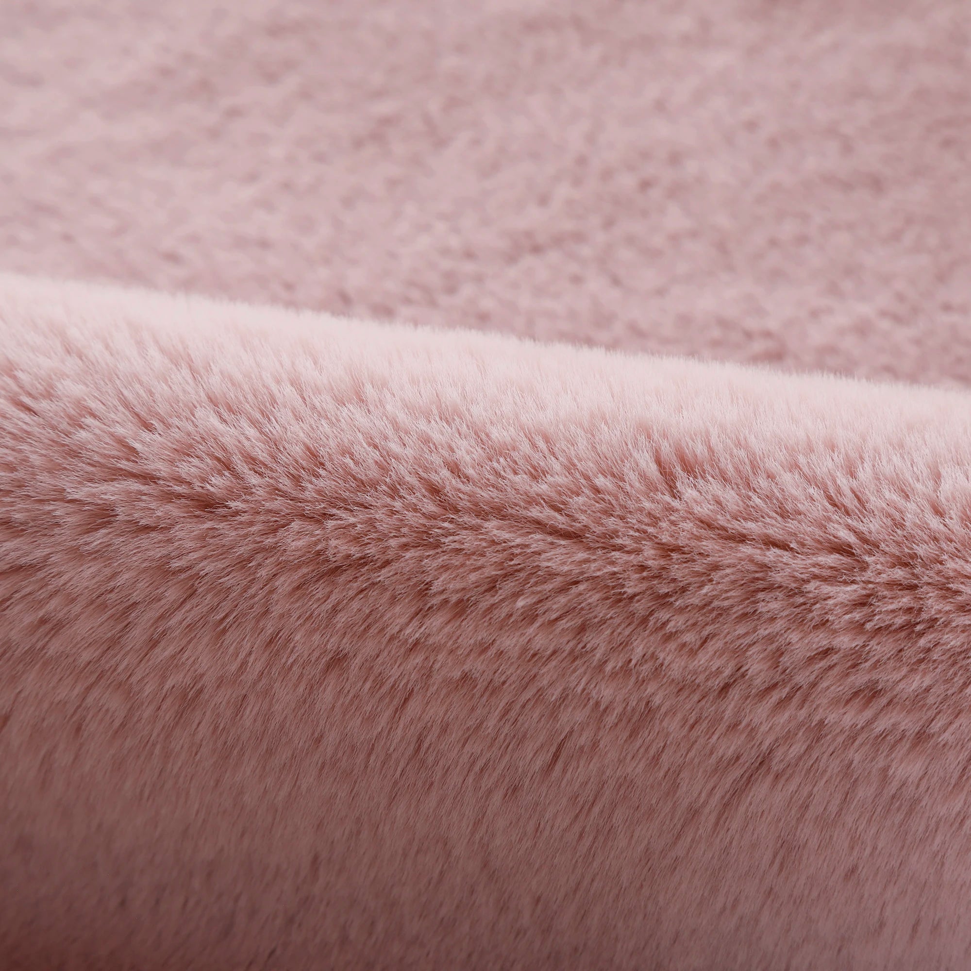 Sheepskin Imitation Chic Decor Rug | Pink