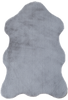 Schaffell-Imitat-Teppich Silber
