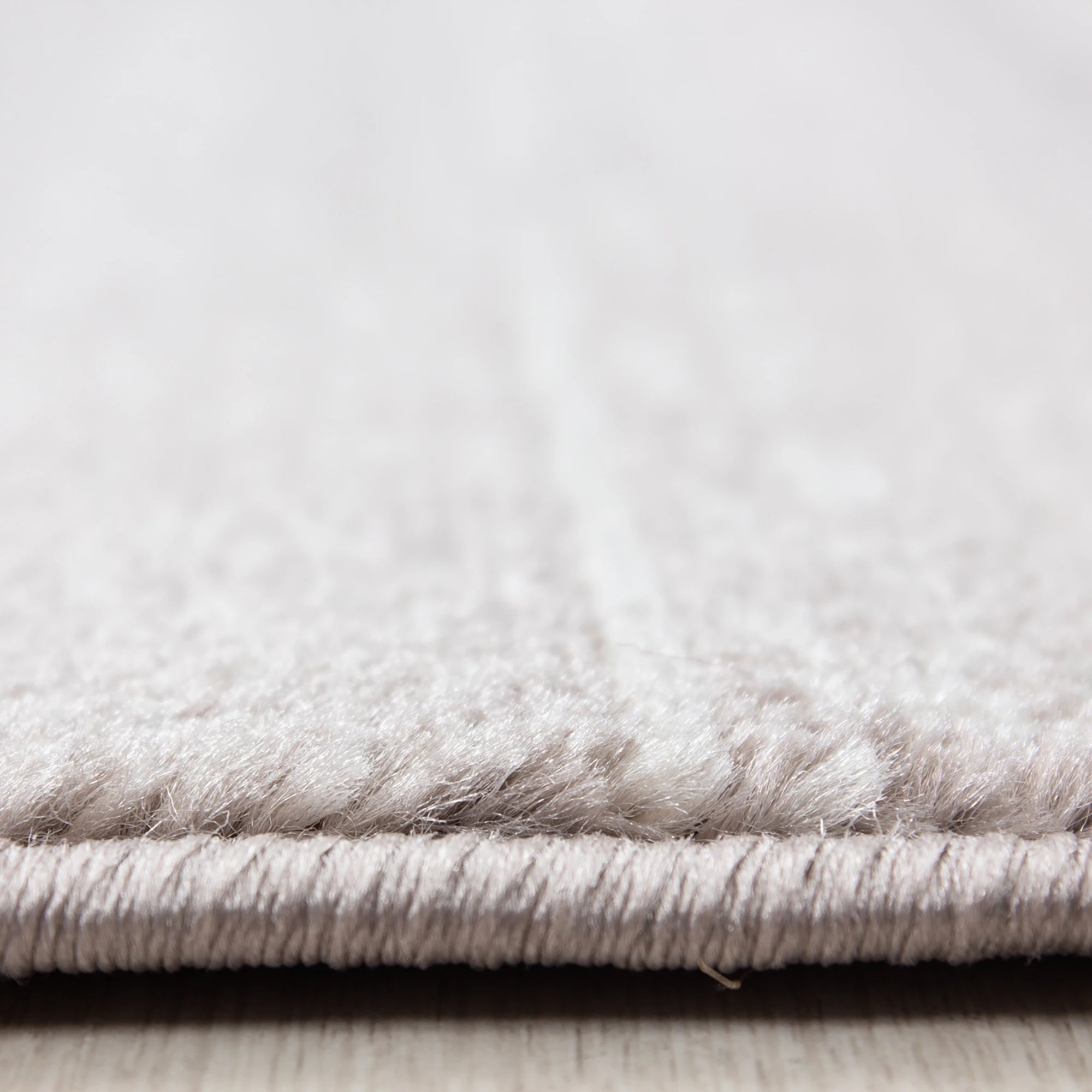 Modern Abstract Horizontal Stripe Area Rug | Beige