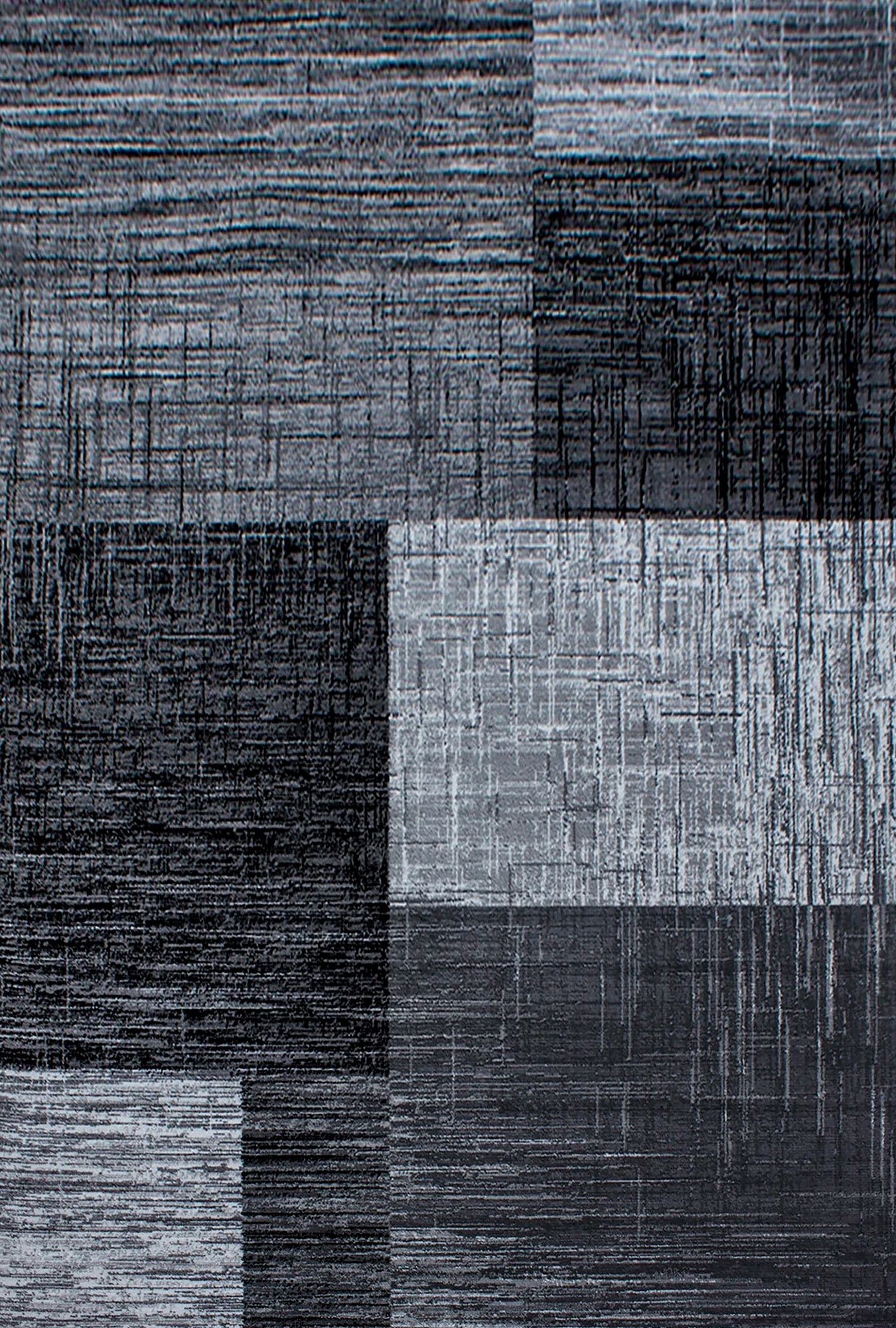 abstrakt-karierter Karo-Teppich