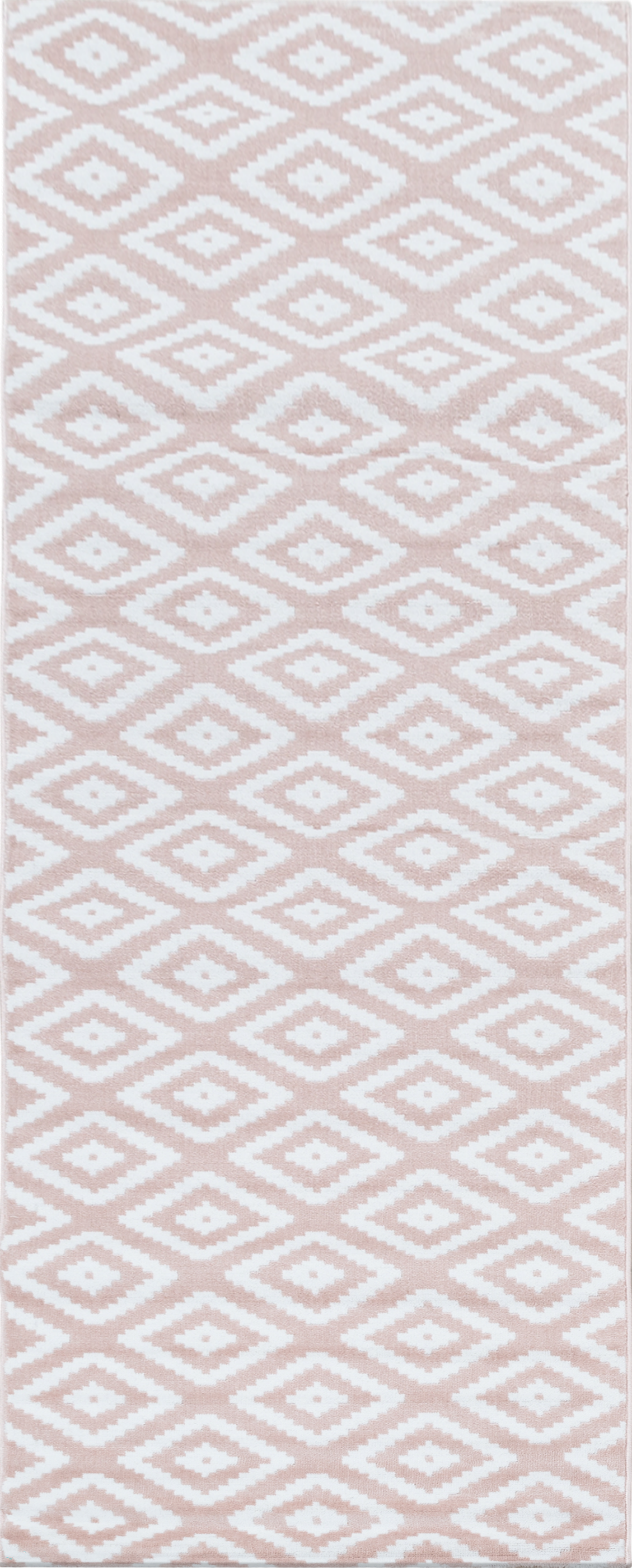 Contemporary Skandi Style Trellis Carpet | Pink