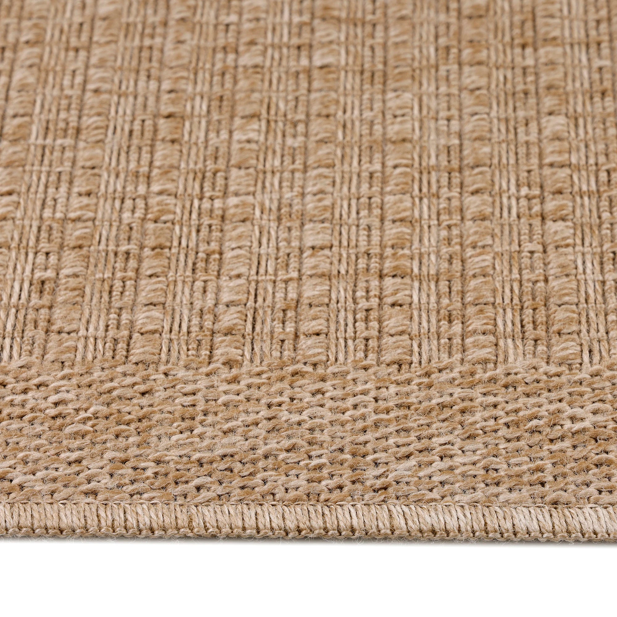 Vintage Elegant Neutral Jute Rug | Beige