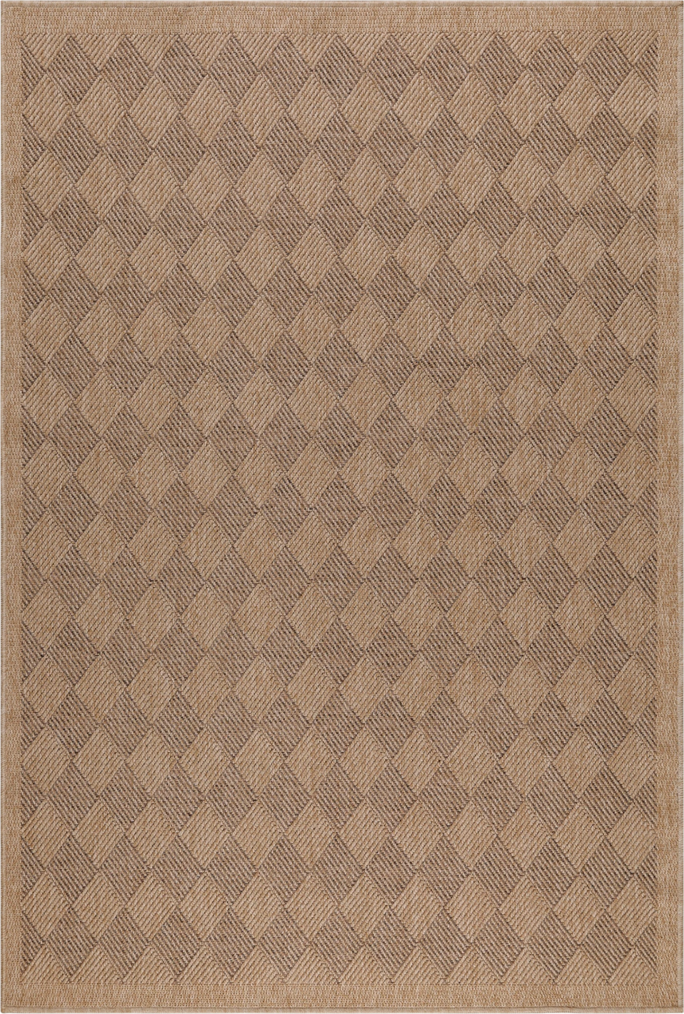 Vintage Chic Stylish Jute Rug | Black