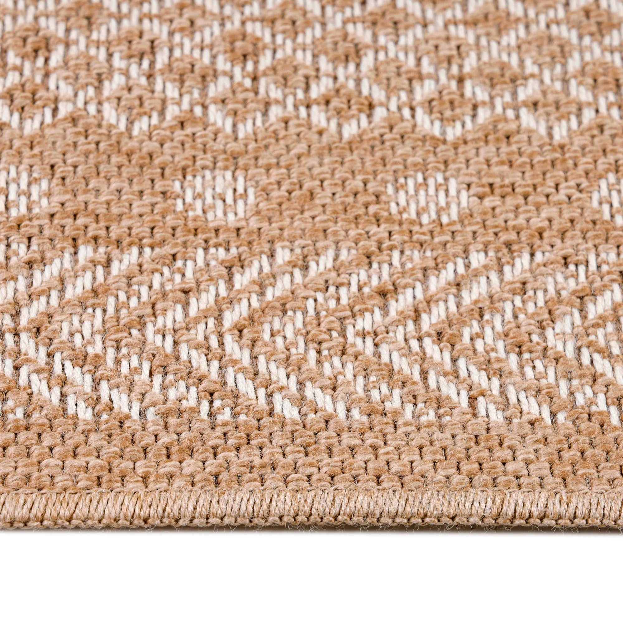 Vintage Refined Weave Jute Rug | Beige