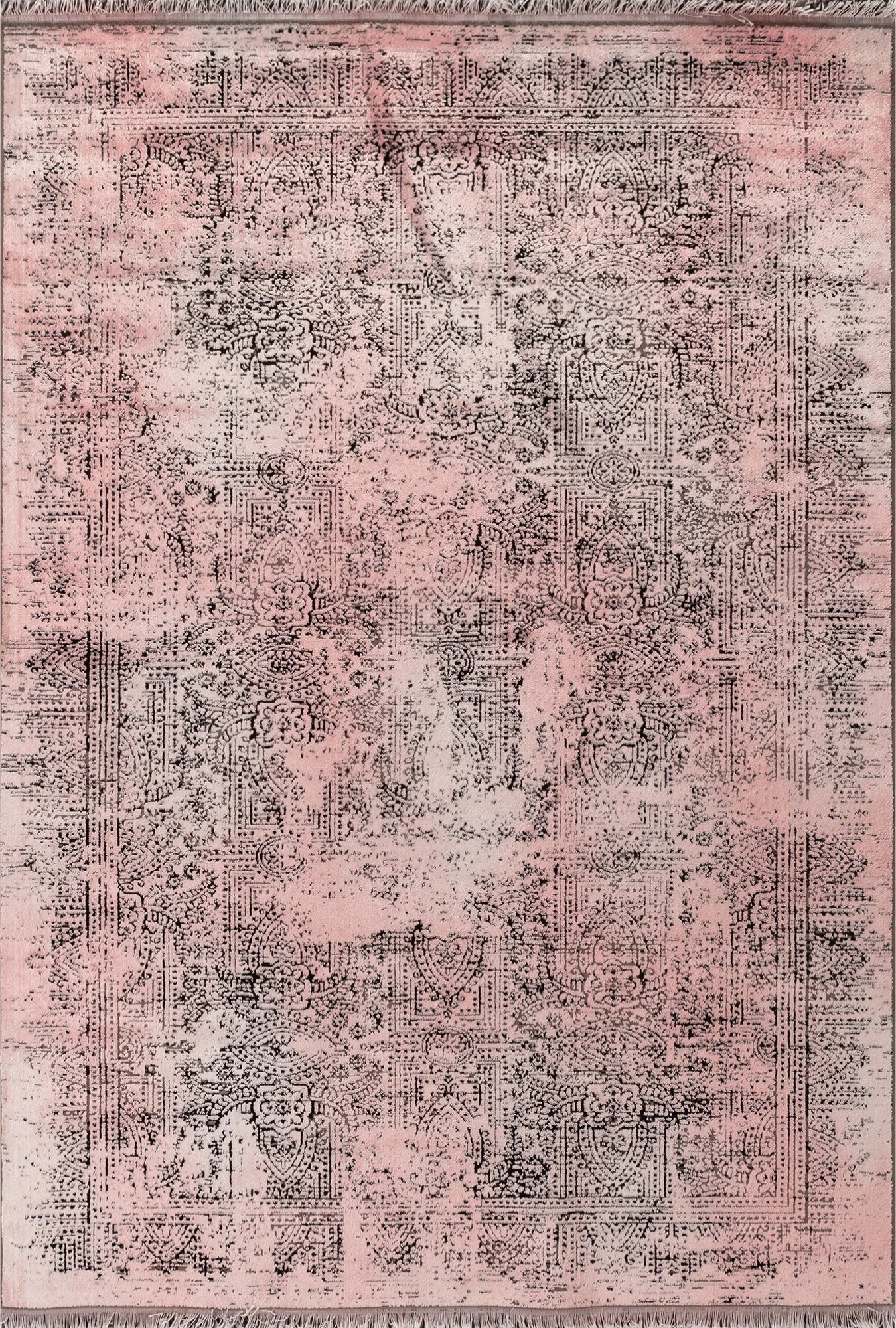 Vintage Teppich Rosa