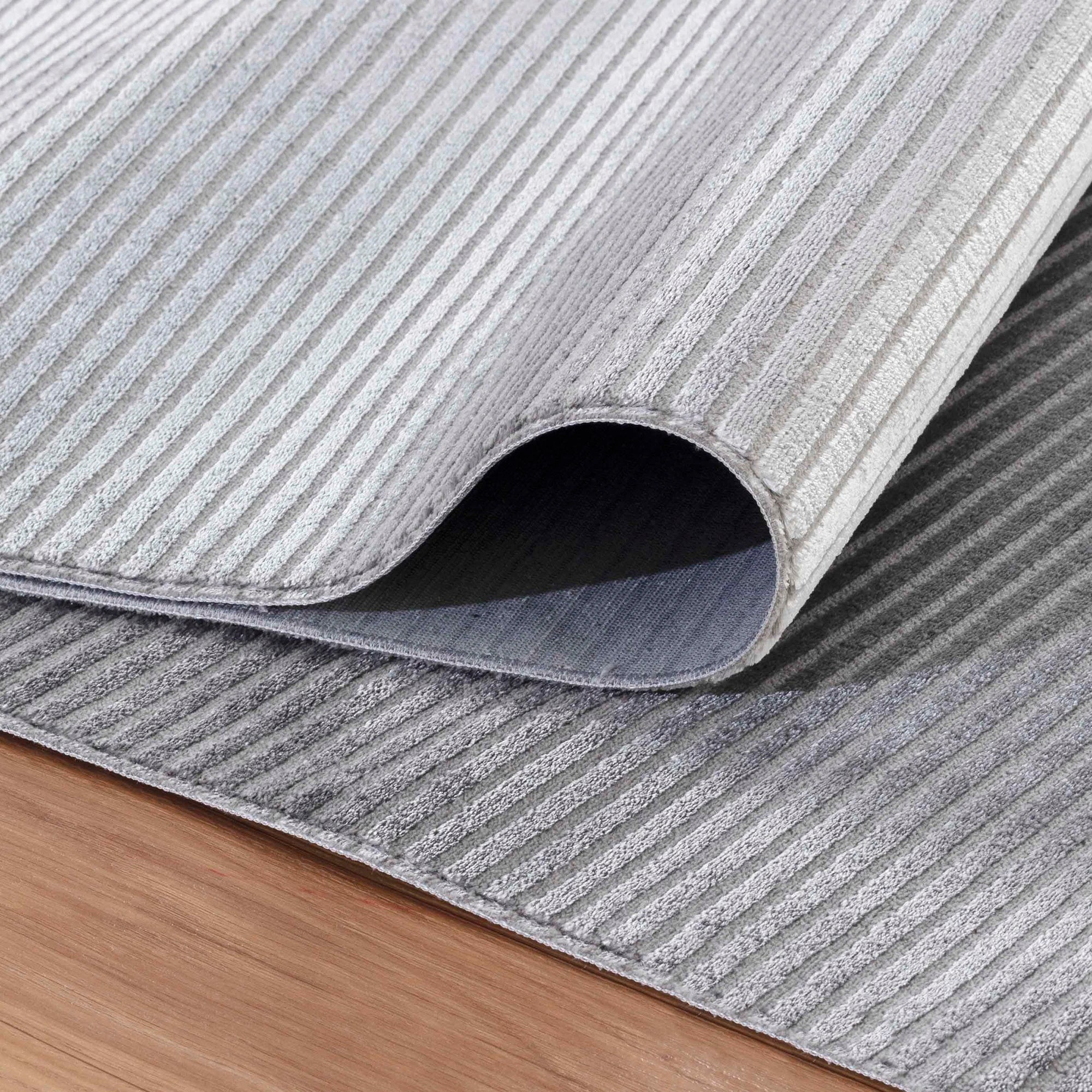 Striped Color Plain Premium Area | Gray
