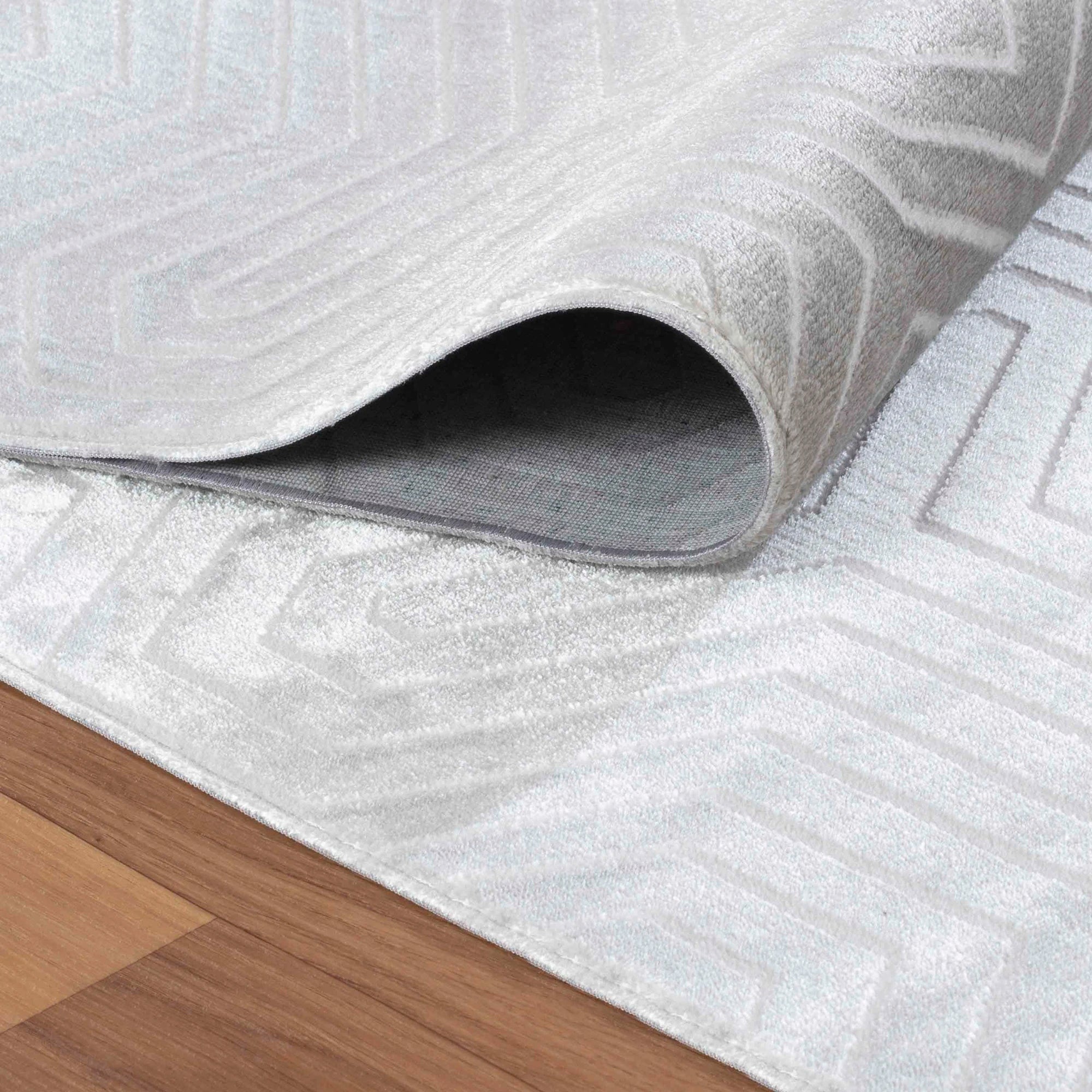 Solid Color Elegant Chic Area | Silver