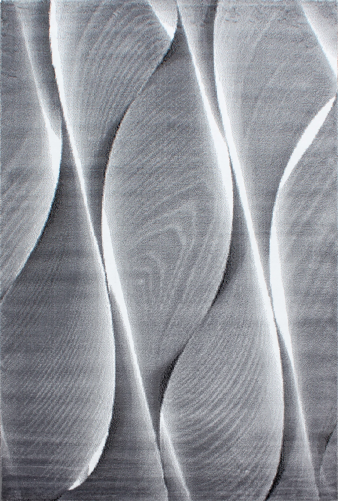 Ombre Chic Area Teppich Schwarz