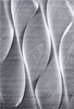 Ombre Chic Area Teppich Schwarz