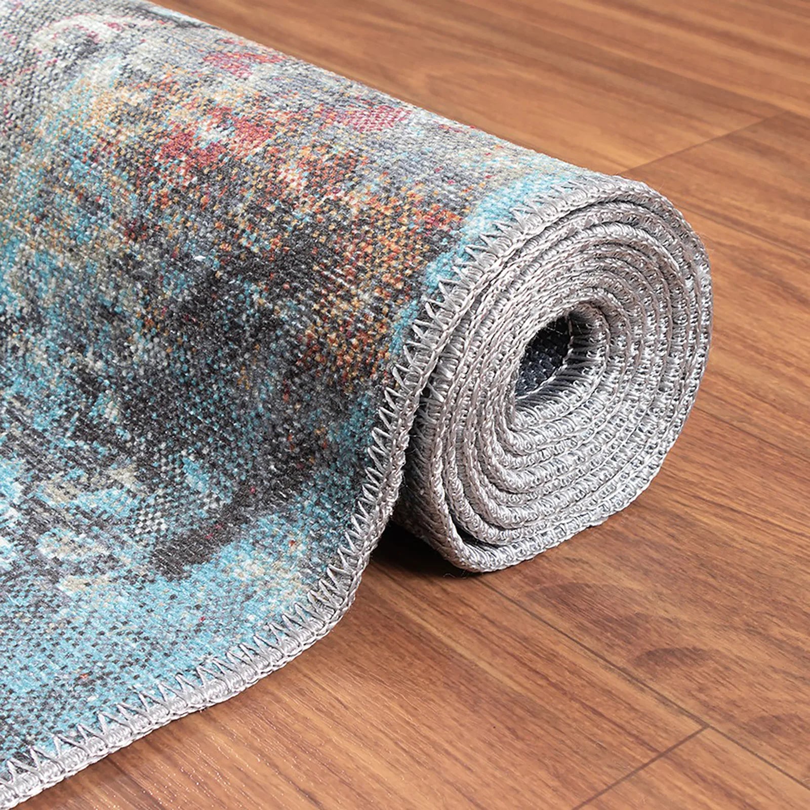 Amber Whisper Vintage Washable Area Rug - Bella Rugs