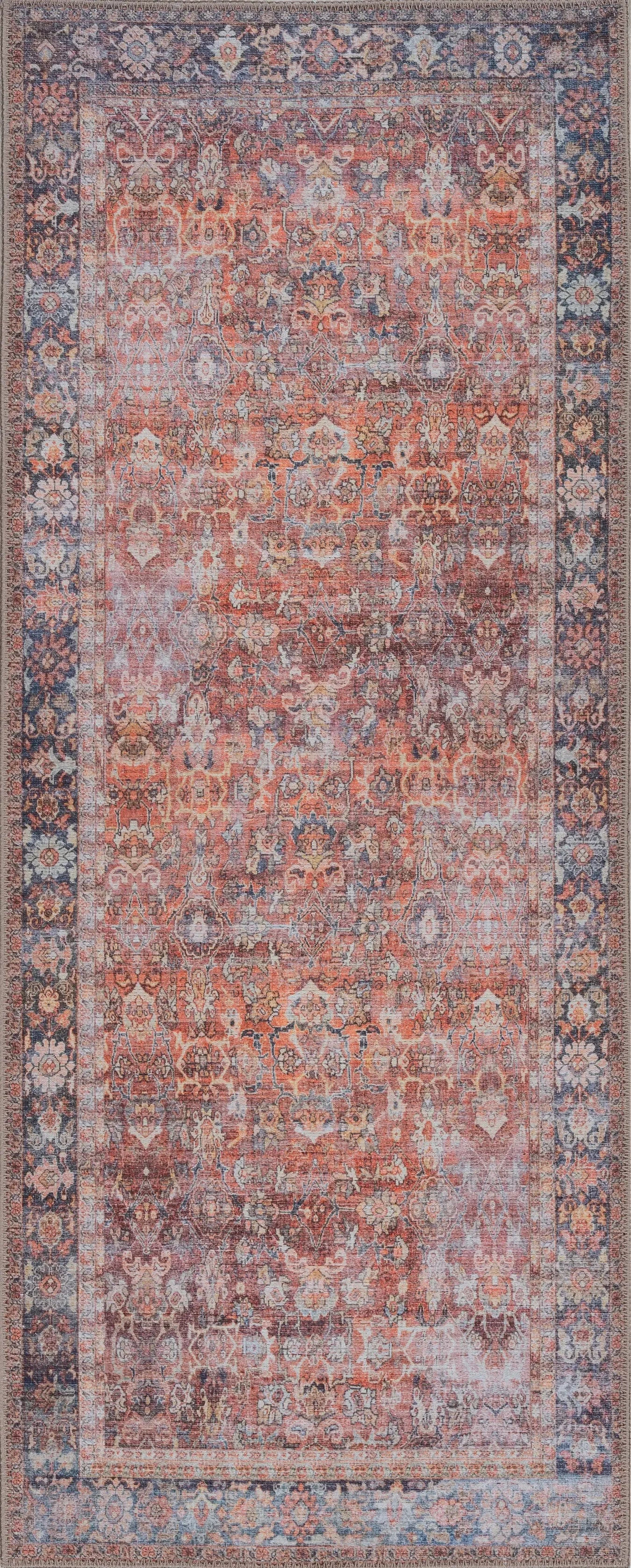 Antique Texture Washable Rug - Bella Rugs