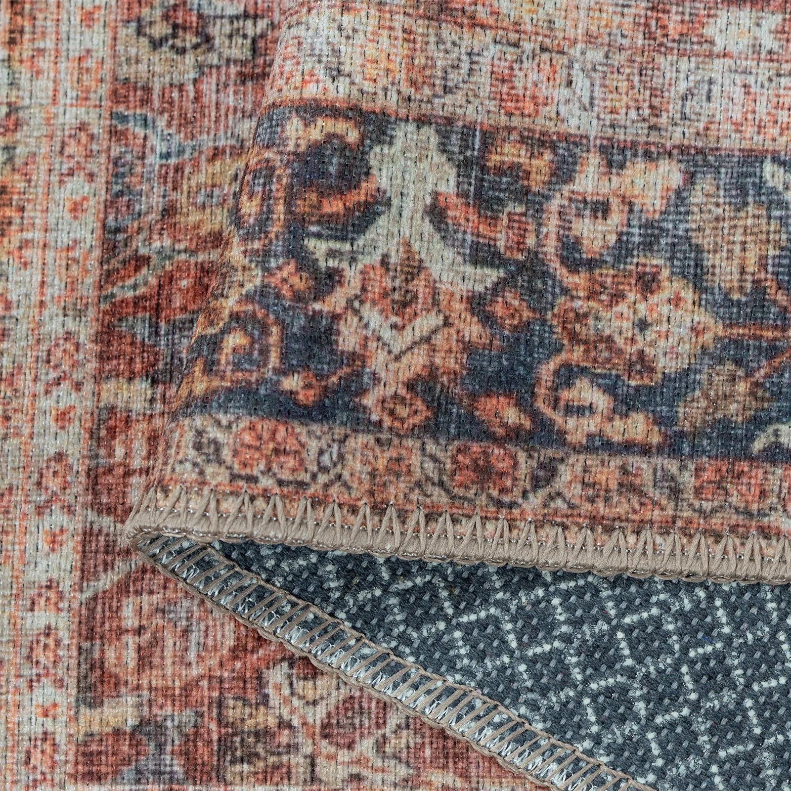 Antique Texture Washable Rug - Bella Rugs