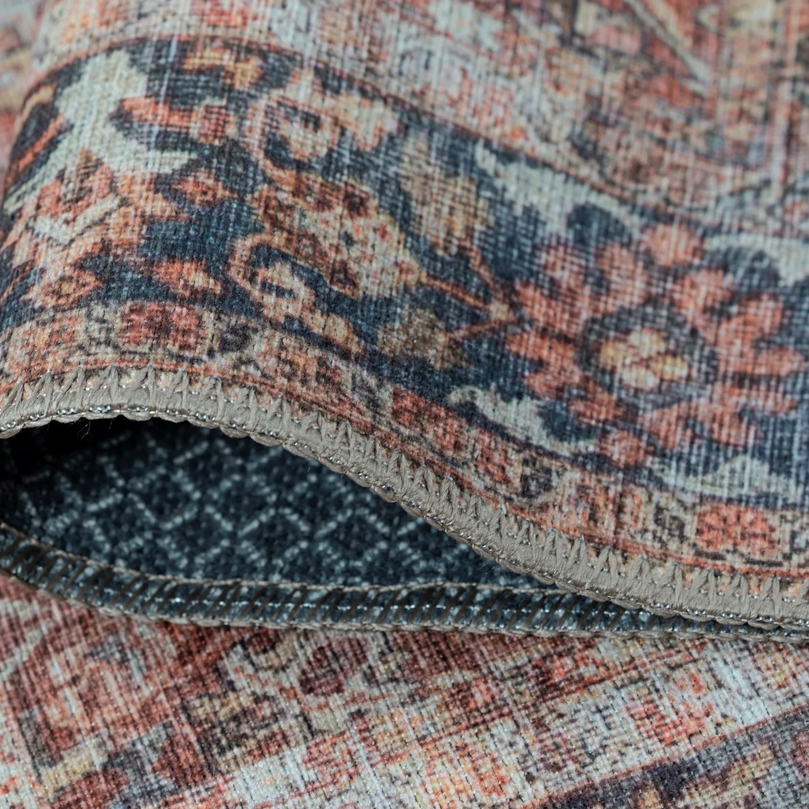 Antique Texture Washable Rug - Bella Rugs