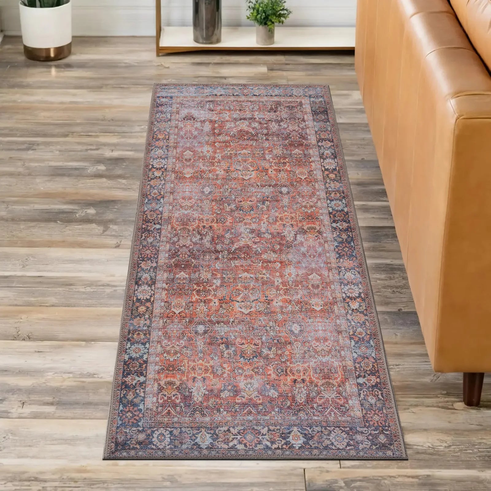 Antique Floral Texture Rug