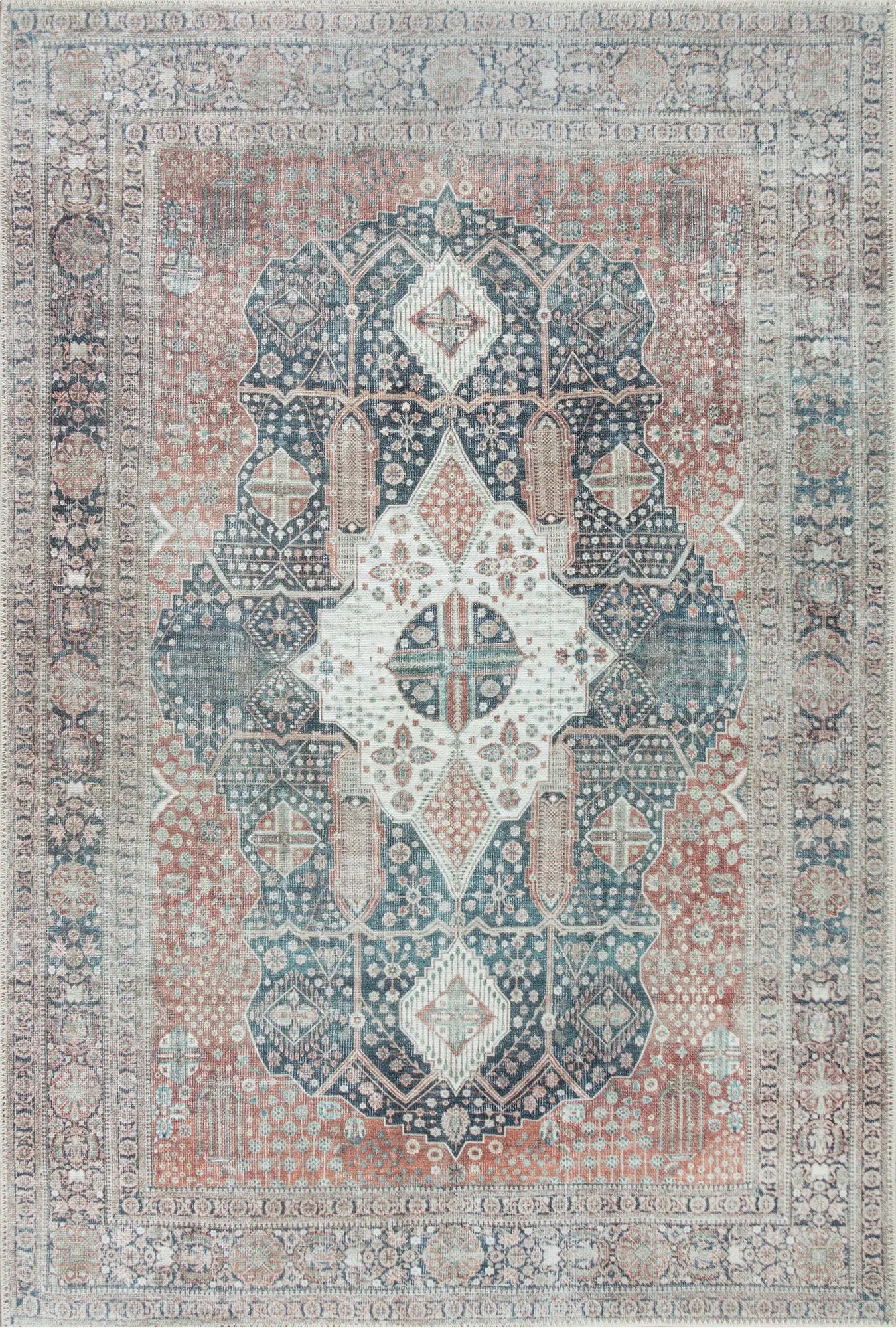 Boho Style Washable Rug - Bella Rugs